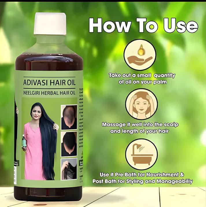 Adivasi Neelgiri Herbal Hair Oil 250ml