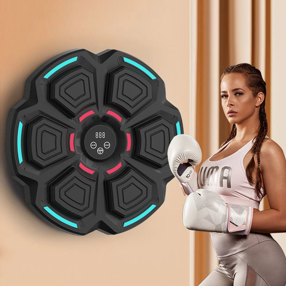 Smart Music Boxing Machine Boxing Training Punching Equipment Bluetooth Wall Target Boxing Machine For Kids Adults Home Exercise