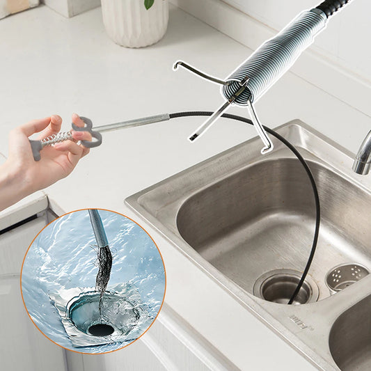 60/90/160cm Sewer Pipe Unblocker Clog Plug Hole Bathroom Hair Cleaner Shower Pipeline Kitchen Sink Dredging Tool Blockage Hook